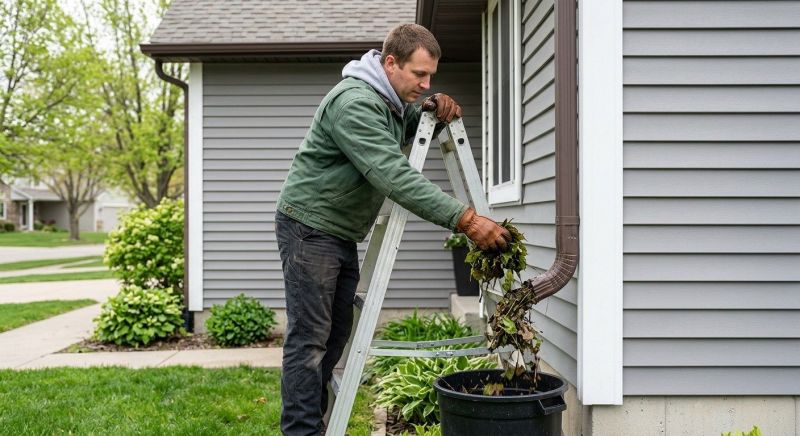 Downspout Cleaning in Richmond, VA