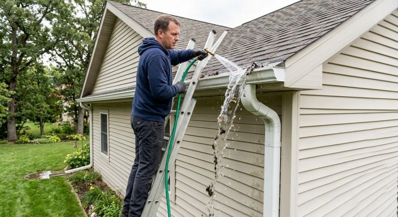 Rain Gutter Clearing in Monmouth County, NJ